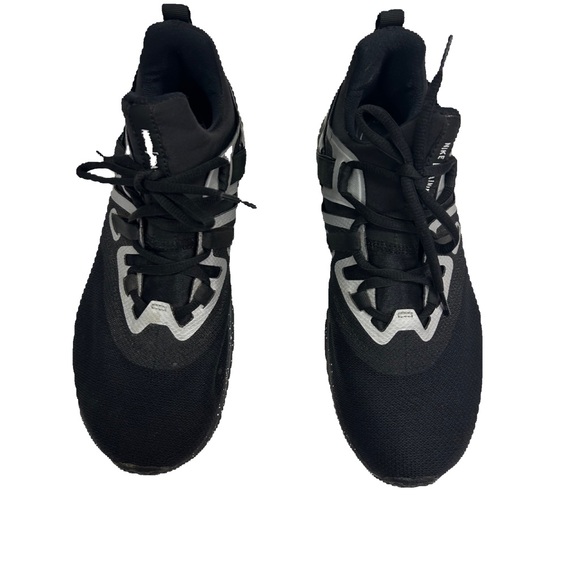 NIKE MEN FLEX METHOD TR TRAINING SHOES BLACK WHITE AND METALIC IN SIZE 8.5 - Picture 3 of 7